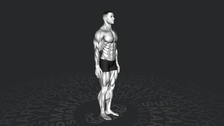 Allungamento del Quadricipite in Piedi