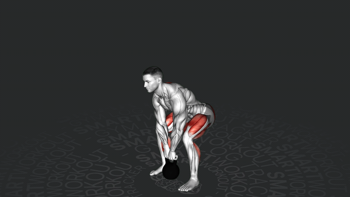 Stacco da Terra con Kettlebell