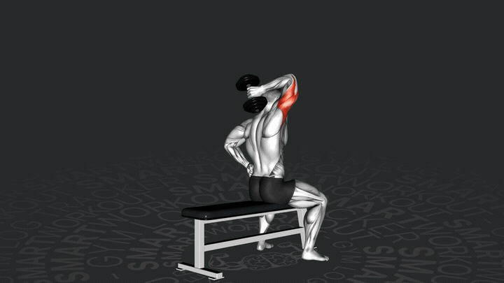 Einarmige Überkopf-Trizepsstreckung