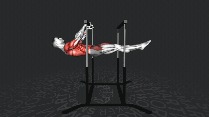 Подтягивание в переднем висе