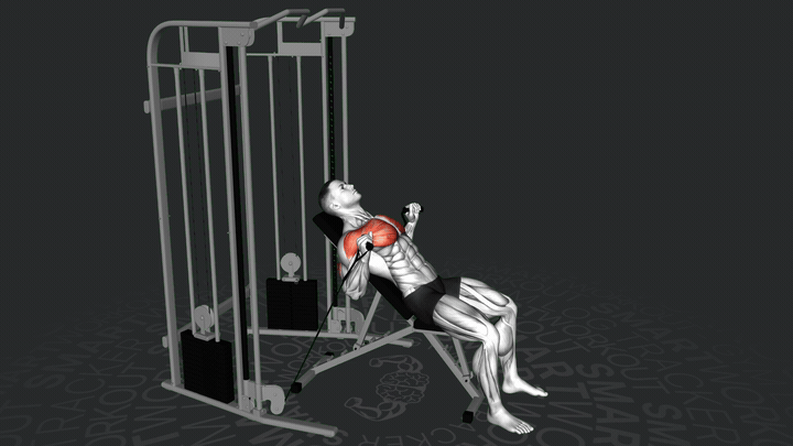 Press Inclinado con Poleas en Banco