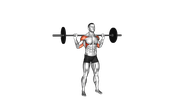 Barbell Behind Neck Shoulder Press