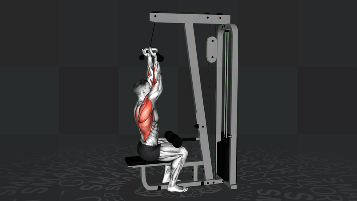 Тяга верхнего блока обратным хватом