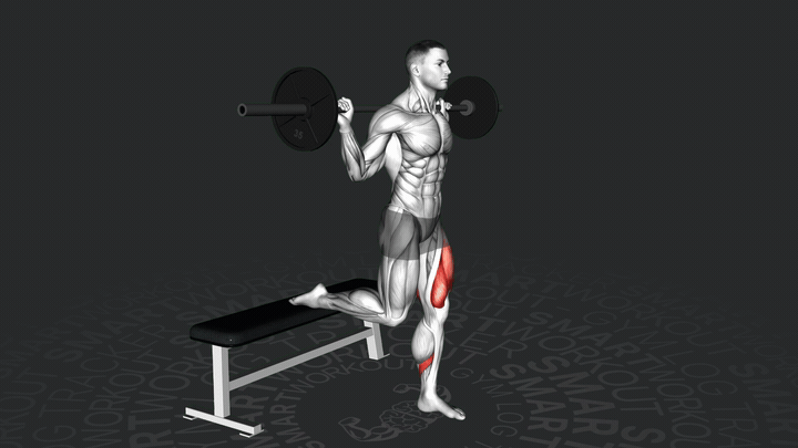 Squat Bulgaro con Bilanciere