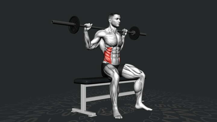 Русский твист с грифом